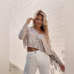 Fringe Cardigan